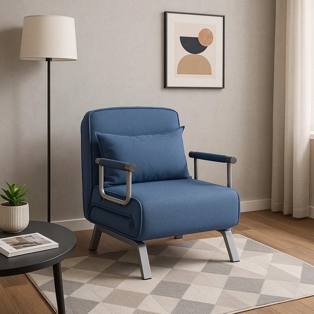 Fotel BART Niebieski 1