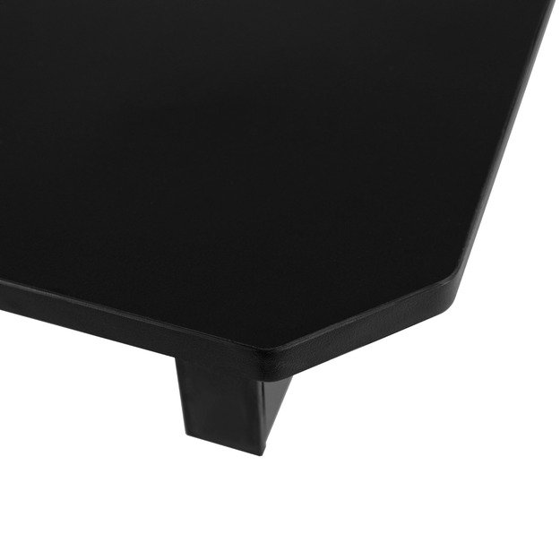 Juoda BLECK žaidimų stalas žaidėjams, 120 cm, juodas, modernus, lofto formos 5