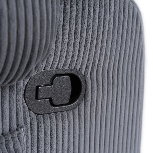 Torresas TORRES pilkas velveto modernus atlošiamas fotelis su pakoja 14