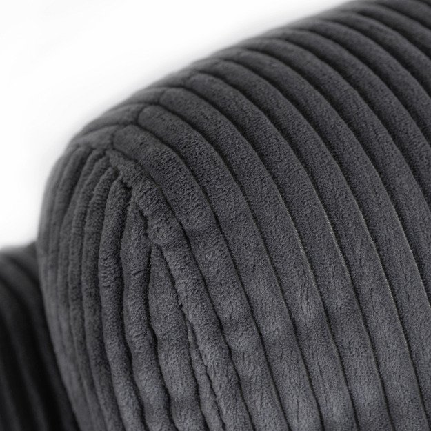 Torresas TORRES pilkas velveto modernus atlošiamas fotelis su pakoja 10