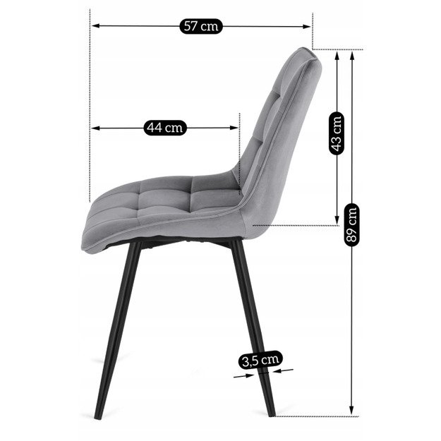 RIO Minkštas svetainės krėslas RIO pilkas aksomas modernus loftas 14