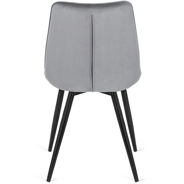 RIO Minkštas svetainės krėslas RIO pilkas aksomas modernus loftas 12