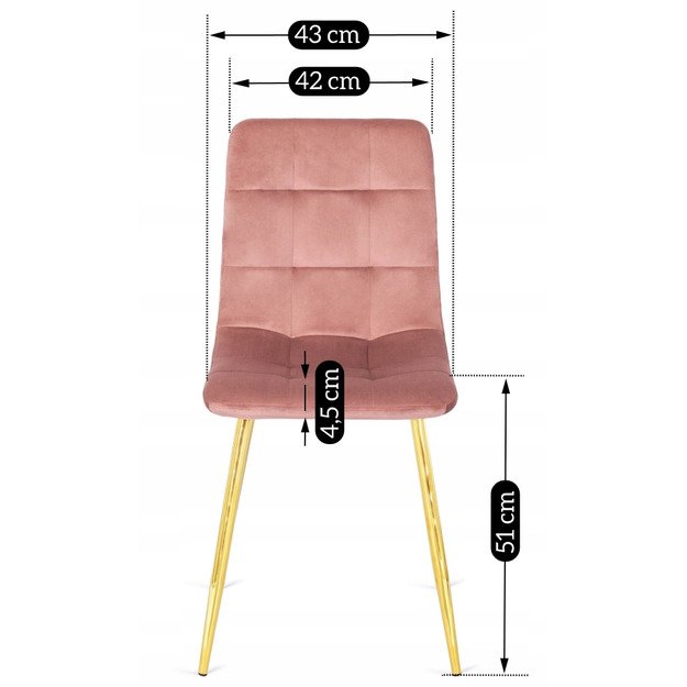 Jorkas YORK rožinės spalvos aksominis glamūrinis minkštas svetainės krėslas 14