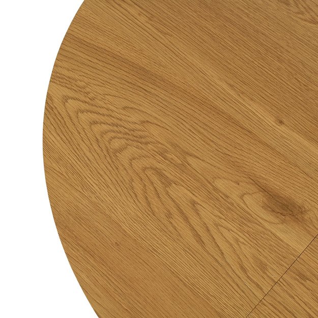 Lukas Apvalus išskleidžiamas stalas LUKAS, 100–250 cm, auksinio ąžuolo spalvos, modernus loftas 8