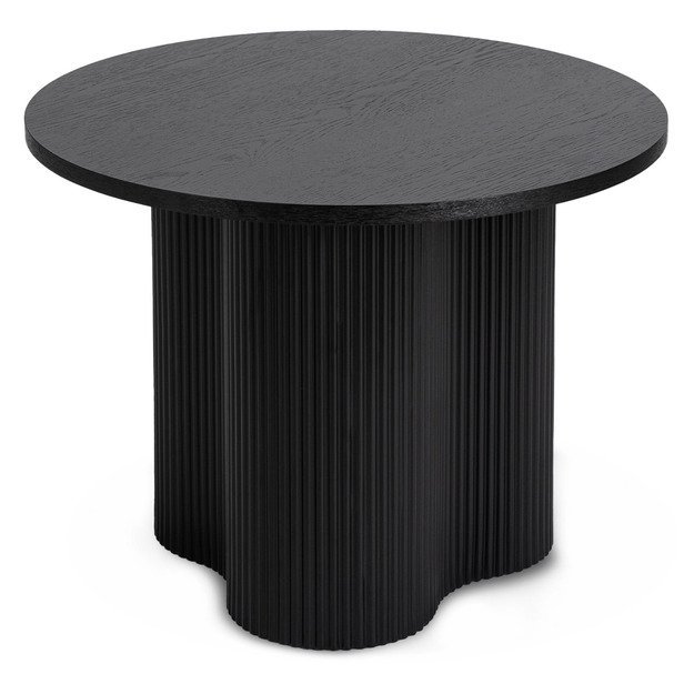 Derianas Maxas DERIAN MAX kavos staliukas, 80 cm, juodas, modernus lofto stiliaus