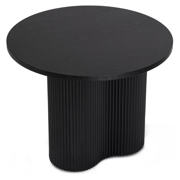 Derianas Maxas DERIAN MAX kavos staliukas, 80 cm, juodas, modernus lofto stiliaus 6