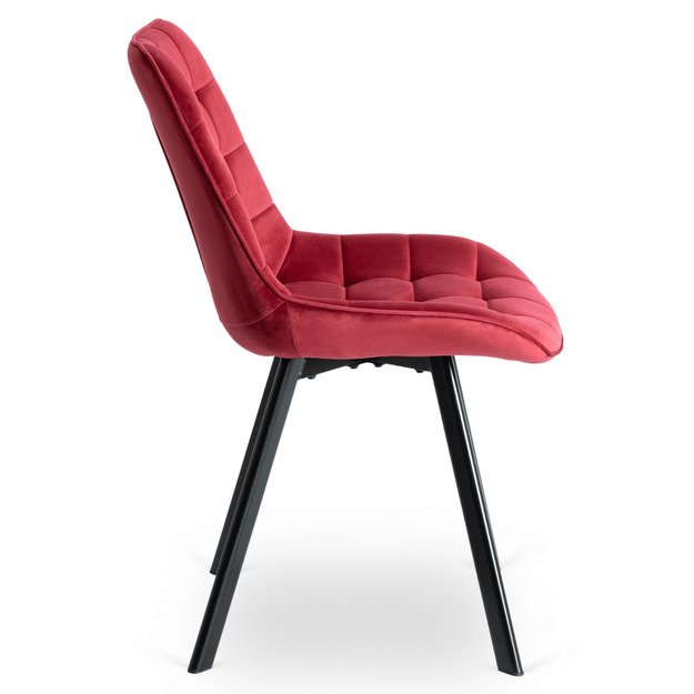 RICK Burgundiško aksomo kėdė 6