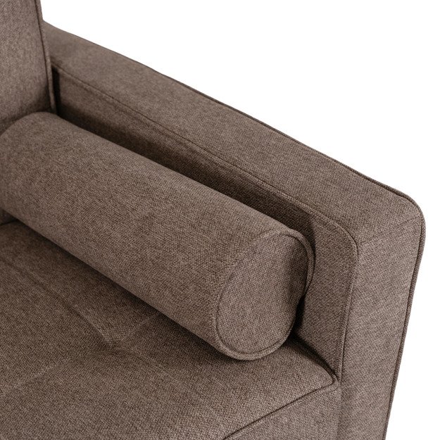 Malta Dvivietė sofa su miegojimo funkcija MALTA, ruda, moderni svetainė 7