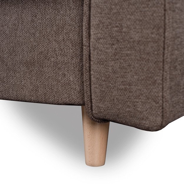 Malta Dvivietė sofa su miegojimo funkcija MALTA, ruda, moderni svetainė 8