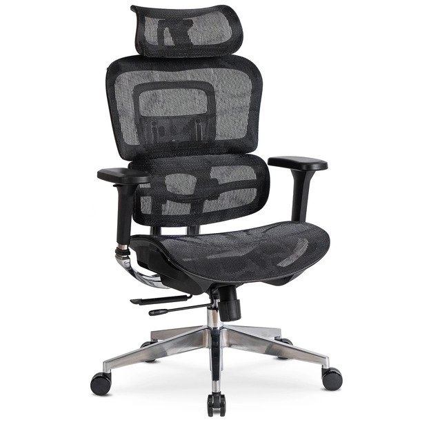 Nina NINO juoda moderni ergonominė pasukama biuro kėdė 6