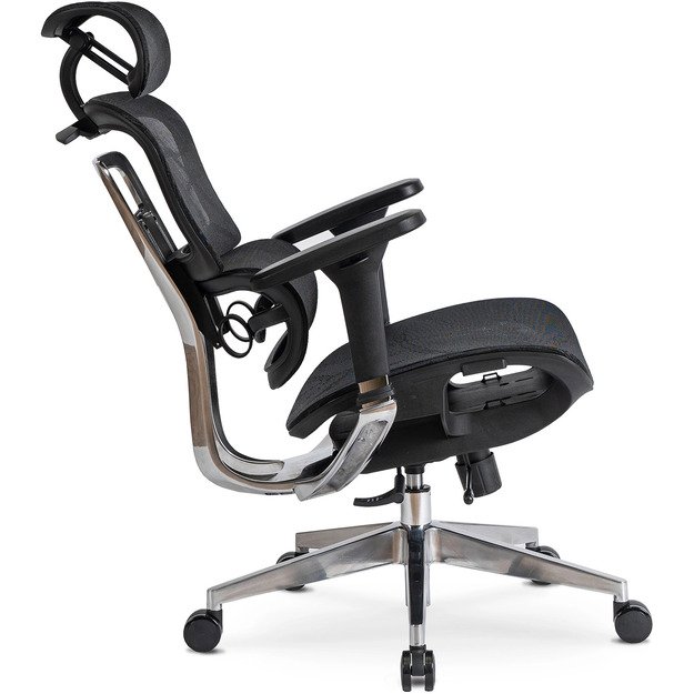 Nina NINO juoda moderni ergonominė pasukama biuro kėdė 9