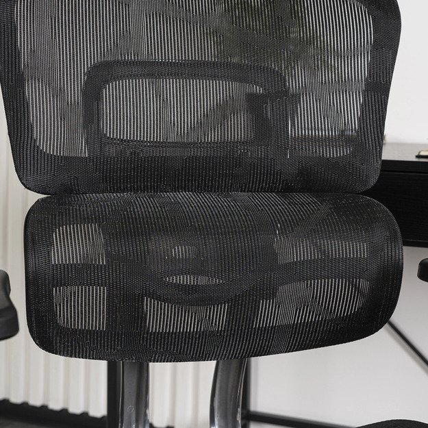 Nina NINO juoda moderni ergonominė pasukama biuro kėdė 3