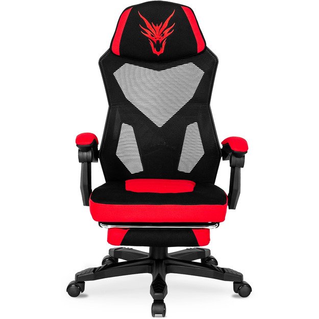 BING pasukama kėdė juoda/raudona 6