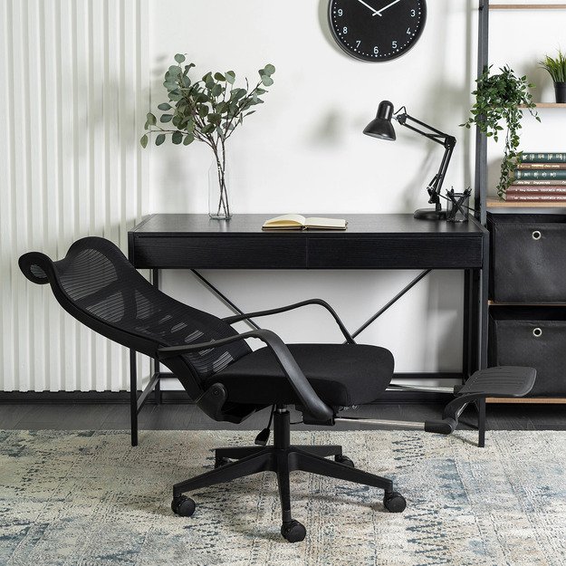 Acton ACTON ergonomiška pasukama biuro kėdė su pakoja, juoda 3