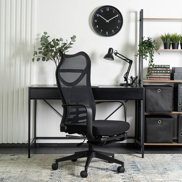 Acton ACTON ergonomiška pasukama biuro kėdė su pakoja, juoda 1