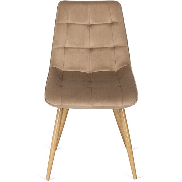 Rodri RODRI smėlio spalvos aksominis modernus minkštas svetainės krėslas 11