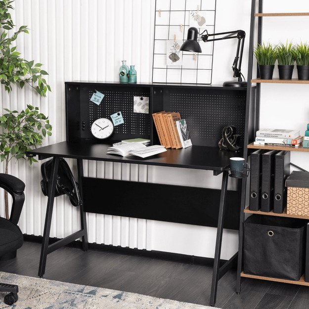 Ritinys Žaidimų stalas su rankenomis žaidėjams, ROLL, 138,5 cm, juodas, modernus, lofto formos