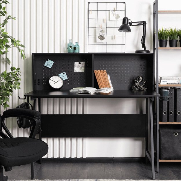 Ritinys Žaidimų stalas su rankenomis žaidėjams, ROLL, 138,5 cm, juodas, modernus, lofto formos 7