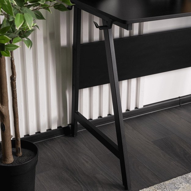 Ritinys Žaidimų stalas su rankenomis žaidėjams, ROLL, 138,5 cm, juodas, modernus, lofto formos 2