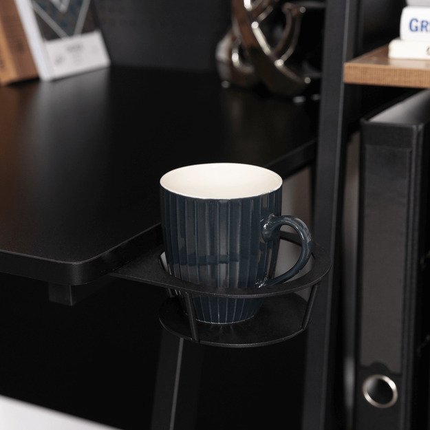 Ritinys Žaidimų stalas su rankenomis žaidėjams, ROLL, 138,5 cm, juodas, modernus, lofto formos 1