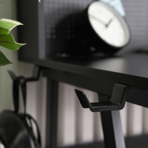 Ritinys Žaidimų stalas su rankenomis žaidėjams, ROLL, 138,5 cm, juodas, modernus, lofto formos 11