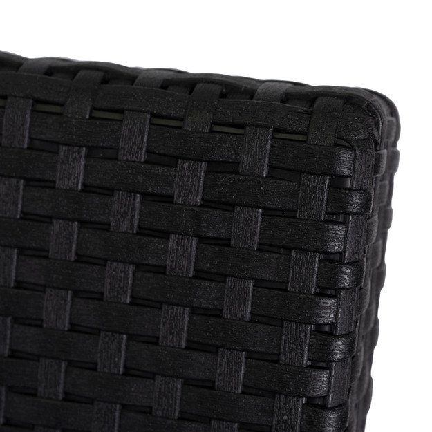 Flintas FLINT Trivietė technoratano sodo sofa, juoda 5