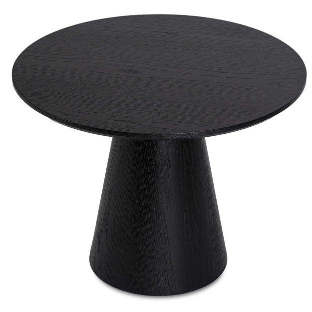 Kasandras CASSANDER kavos staliukas, 60 cm, juodas, modernus lofto stiliaus 4