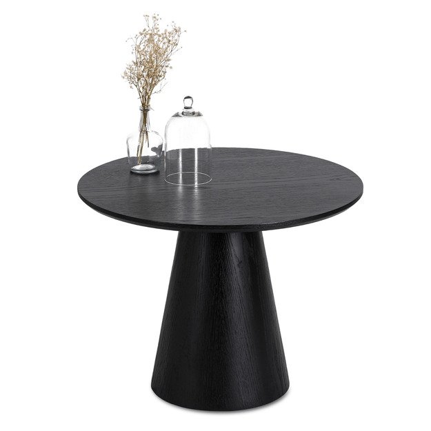 Kasandras CASSANDER kavos staliukas, 60 cm, juodas, modernus lofto stiliaus 5