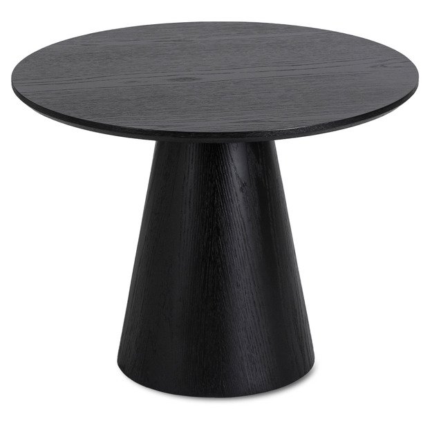 Kasandras CASSANDER kavos staliukas, 60 cm, juodas, modernus lofto stiliaus 1