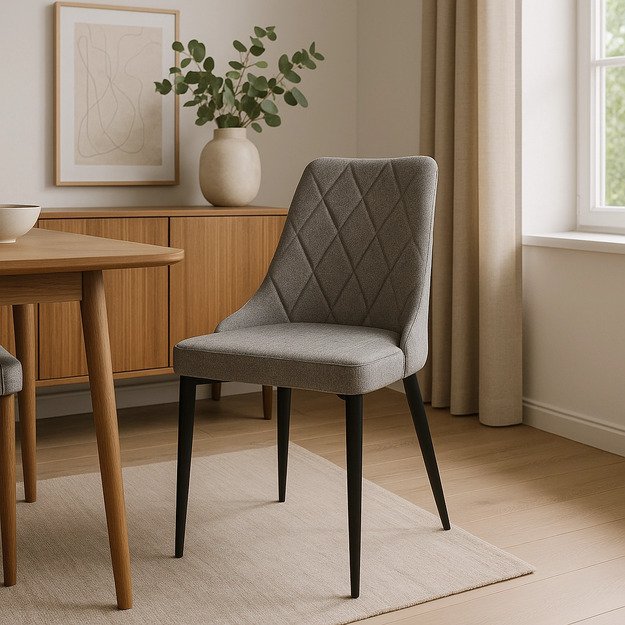 Korkas Apmuštas svetainės krėslas, kamštinis, pilkas, aksominis, modernus loftas 1